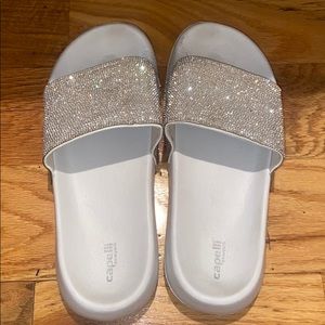 Glitter slides